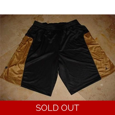 Jordan Jumpman Classic Shimmer Shorts Black/Gold 3XL